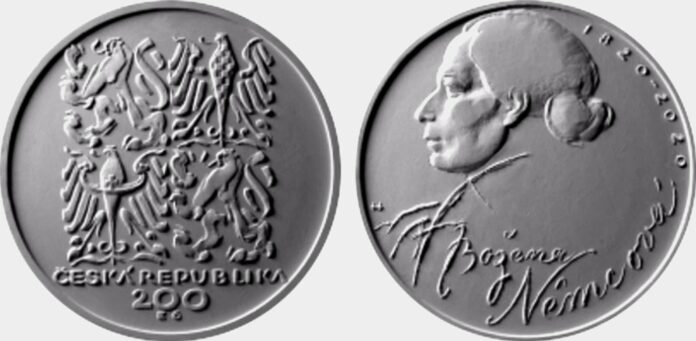 Božena Němcová pamětní mince Božena Němcová pamětní mince
