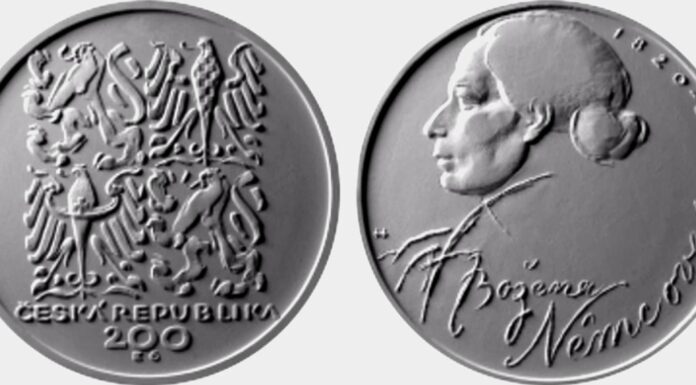 Božena Němcová se dočkala pamětní mince od ČNB Božena Němcová pamětní mince