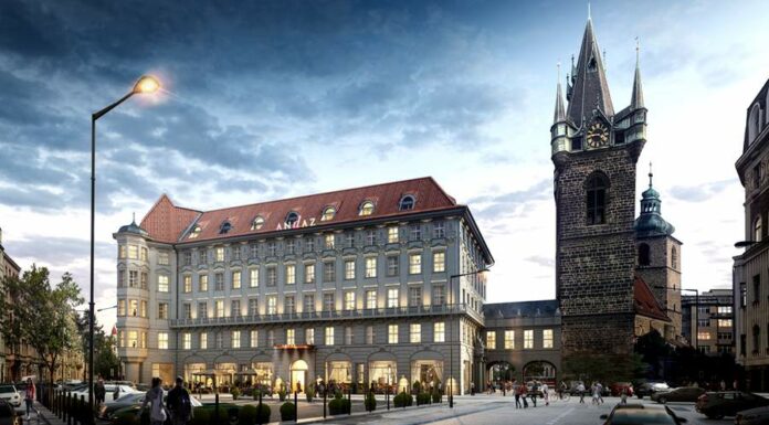Pražský Cukrovarnický palác se mění v luxusní hotel Andaz Andaz